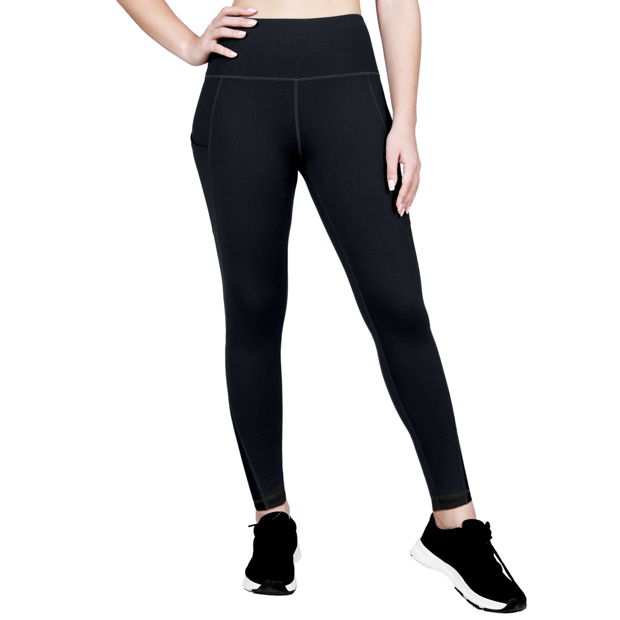 Cosmonic High Waisted Yoga Pants with Pockets - Tummy Control, Squat-Proof  Workout Pants for Women, Adult, 4 Way Stretch 7/8 Length Yoga Leggings Size  M - Walmart.com