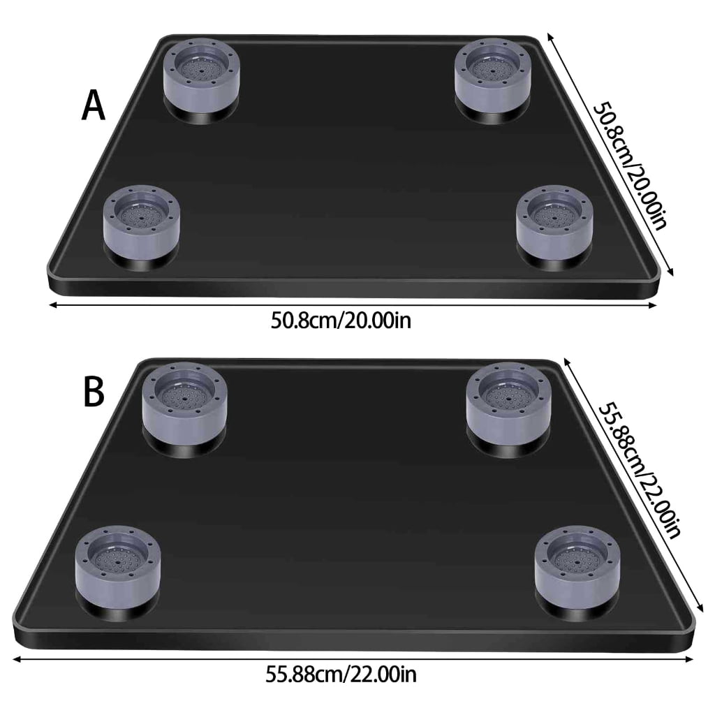 Premium Silicone Mini Fridge Organizer Pad Built In Adjustable Elevatin Platform