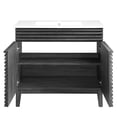 thumbnail image 4 of Modway Render Modern Bathroom Vanity, MDF Charcoal White, 36" W, 69.9 lb, 4 of 9