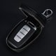 thumbnail image 3 of Funda para llavero de coche HUFIDA, piel, para llavero, color negro, 3 of 7