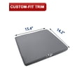 thumbnail image 4 of KBH Center Console Cover for 2011-2016 F250 F350 Super Duty, Middle Console Armrest Lid Cover Protector for Truck Interior Accessories, Darkgray Washable Fabric(Jump Seat Console Only), 4 of 7
