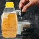 thumbnail image 4 of BRIGHTFUFU 4 botellas de plástico transparente para miel, para envasar alimentos, con tapa, para el hogar (capacidad de 500 g), 4 of 7
