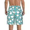 thumbnail image 3 of Bixox Men's Cartoon Funny Goose printing Casual Classic Fit Short Summer Beach Shorts, 3 of 6