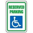 thumbnail image 3 of Aluminum Sign - Reserved Parking Handicapped Logo - .063"" Thick TM87H, 3 of 3