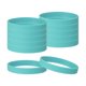 thumbnail image 1 of Uxcell 12Pcs Pulseras de Goma, Pulseras de Silicona de Color Sólido para Deporte/Entrenamiento/Baloncesto Hombres Mujeres Adolescentes [Azul-Verde], 1 of 6
