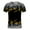 Yellow, variant on APEXFWDT Mens Short Sleeves T Shirt Big and Tall Casual Crew Neck Flame Printing Fitness Sports Tops Summer Breathable Shirt