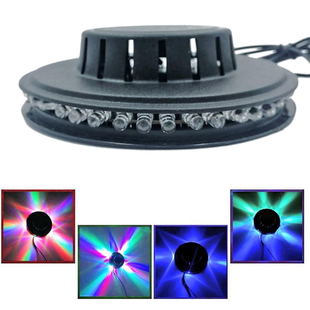 Lámpara 5 uds 5W USB RGB luces de discoteca giratorias activadas por sonido LED lámpara de escenario de bola