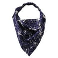 thumbnail image 2 of Siminsem Triangle Hair Kerchief with Ties for Women, Floral Printed Chiffon Head Scarf, Lightweight Bohemian Bandana Headbands for Yoga Beach Party, I, One Size, 2 of 4