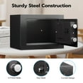 thumbnail image 3 of Omethey Mini Safe Box with Electronic Keypad, Small Hidden Safe for Cash, Firearms & Jewelry, Great for Hotels, Cabinets & Home Use, 3 of 8