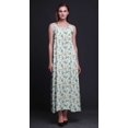 thumbnail image 2 of Bimba Robe Longue Décontractée en Rayonne Florale pour Femmes Bretelles Spaghetti Maxi Robe d'Été-TTTG, 2 of 5