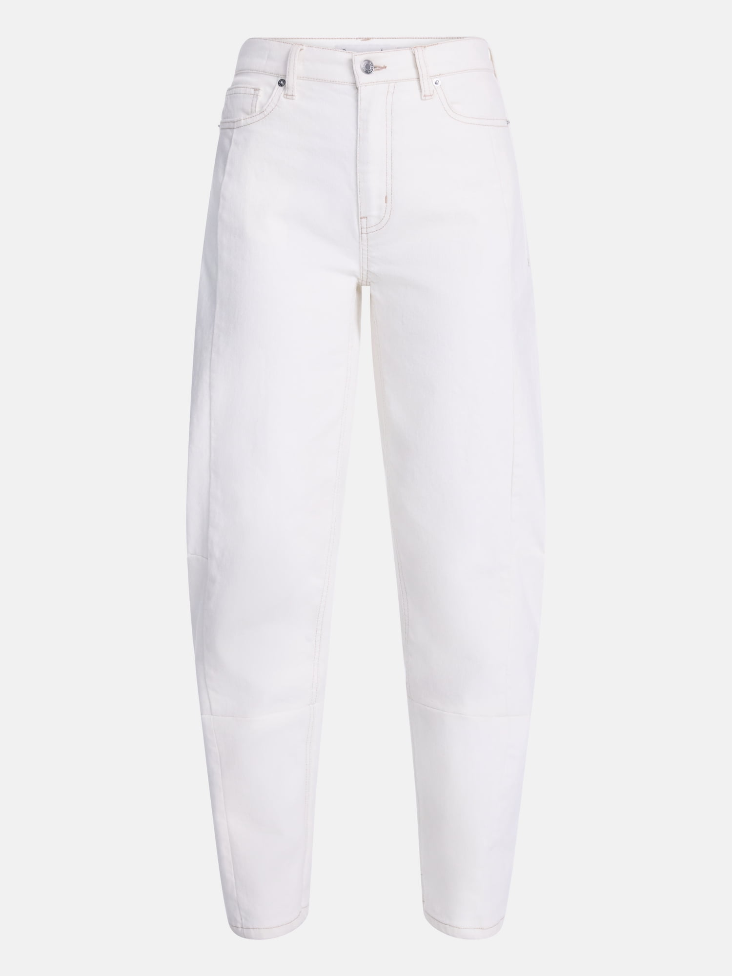 Scenario Women's and Women's Plus High Rise Barrel Jeans, 26", 28" Inseam, Sizes 0-28W