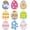 Colourful Eggs 2, variant on 54Pcs Bee Cutouts for Bulletin Boards Decorations, DIY Bee Classroom Cut Outs with 120 Adhesive Dots for Back to School Classroom Decor Student Photo Craft Teacher Supplies