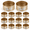 Gold-12, variant on 12-Pack Mini Springform Cake Pans, Gray, 4 Inch, Nonstick Baking Pans for Cheesecakes and More