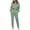 Green, variant on APPILIN Women Leisure Suits Fashion Solid Color Top and Pants Set