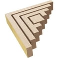 thumbnail image 6 of 2"W x 10"D x 10"H Thin Landon Rough Cedar Woodgrain TimberThane Corbel, Primed Tan, 6 of 6