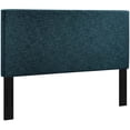 thumbnail image 2 of Modway Taylor King and California King Upholstered Linen Fabric Headboard, Blue, 2 of 4
