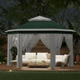 thumbnail image 4 of Ataucjin6.5 x 6.5ft, 6 Sided Outside Canopy Tent with Mosquito Netting, Small Outdoor Patio Gazebo Tent with Heavy Duty Steel Frame for Backyard Patio Garden Activities, 4 of 9