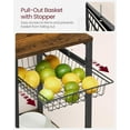 thumbnail image 4 of Baker's Rack, Coffee Bar Stand with Charging Station, Storage Shelves, 15.7 x 35.4 x 35.6 Inches, Rustic Brown, 4 of 8
