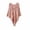 Pink, variant on DFEK Women's Knitted Poncho Sweater V-Neck Button Pullover Cape with Tassels Cozy Shawl Wrap Cardigan Tops for Fall Winter White One Size