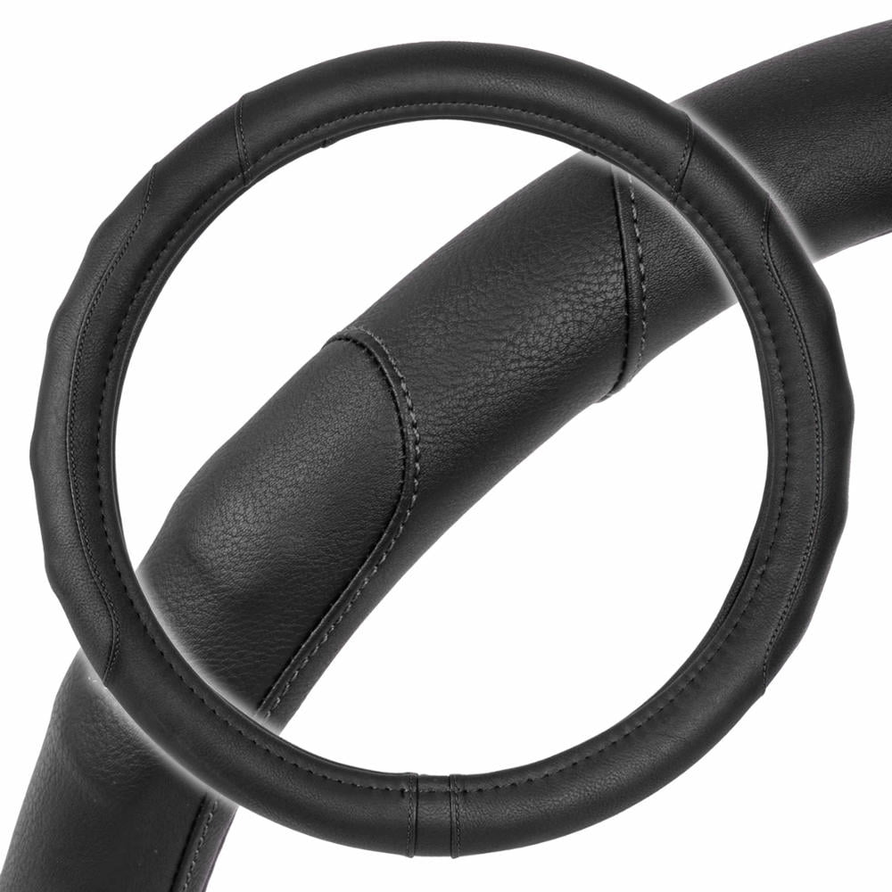 GripDrive Pro Synthetic Leather Car Steering Wheel CoverAccent