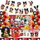 thumbnail image 2 of Decoración para fiesta de cumpleaños de Mickey Mouse de Disney, suministros para fiestas, vasos de papel, platos, globos, vajilla, telón de fondo, mantel, regalos para bebés, 2 of 5