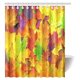 thumbnail image 1 of ABPHQTO Forest Woods Falling Leaves Fall Park Road Autumn Leaves Country Home Decor Baño de temporada Cortina de ducha Juego de decoración con ganchos 150x180 cm, 1 of 2