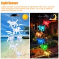 thumbnail image 2 of LED Crystal Dog Solar Wind Chime Light Color Changing Outdoor Yard Hanging Decor, 2 of 9