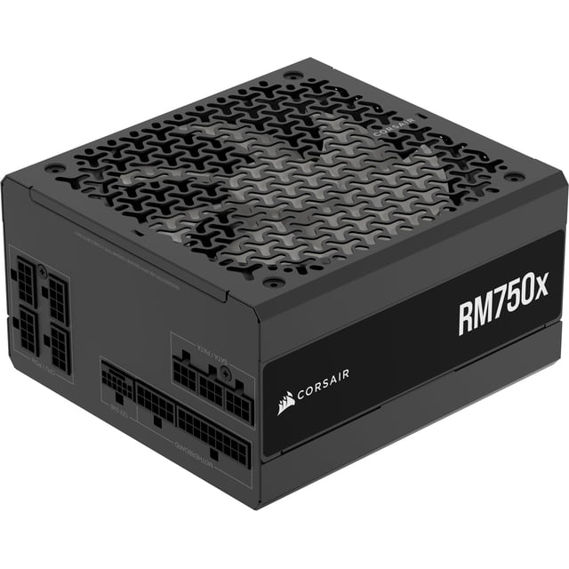 Fuente de alimentación Corsair RM750x ATX totalmente modular de bajo ruido