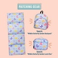 thumbnail image 3 of Wildkin Kids Pillowcase Lounger Cover – Travel-Friendly Sleepover Lounger, Fits Standard Pillows (Pillows Not Included), Soft Cotton Blend, Fun Patterns for Boys & Girls - Butterfly Garden, 3 of 6
