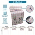 thumbnail image 6 of Spring Table Runner 90 Inches, Bicycles Leaves Butterfly Flowers Pink Buffalo Plaid Bed Runner Dresser Scarves Tabletop for Indoor Outdoor Parties/Ceremony/Banquet, 13" x 90", 6 of 8