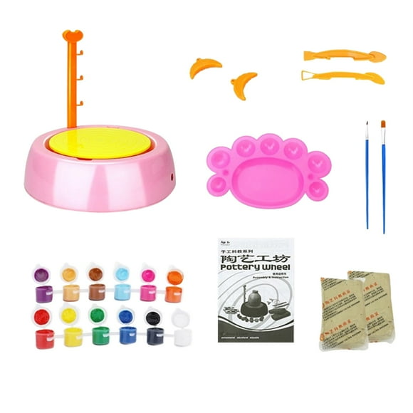 EGNMCR DIY Toys Pottery Workshop Pottery Ornaments Ceramic Electric Toys Adult puzzle Birthday Gifts for Kids