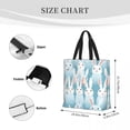 thumbnail image 4 of General Bunny Pattern Colorful Animals Large Capacity Zipper Shoulder Convenience Bag, 4 of 8