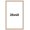 Aurora White, variant on 25x40 Frame White Real Wood Picture Frame Width 0.75 inches | Interior Frame Depth 0.5 inches |