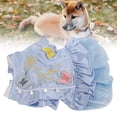 thumbnail image 4 of Dog Tang Suit,  Chinese Style Embroidered Snap Style Button Polyester  For Cat S,M,L,XL, 4 of 8