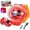 red, variant on Mini Watch Car Children‘s Alloy Watch Remote Control Car 2.4GHz USB Rechargeable Watch RC Racing Car with Screwdriver Remote Control Watch Car Toys for Boy and Girl Christmas Birthday Gif