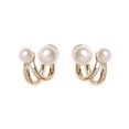 thumbnail image 1 of Pearl Ear-rings color gold, 1 of 4