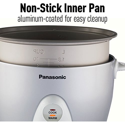 Panasonic SR-TMB10 Rice Cooker/Warmer, Silver Color, 5-1/2-cup