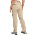 thumbnail image 6 of Little Donkey Andy Women's Convertible Zip Off Pants Quick Dry Stretch Hiking Travel Camping Pants Khaki XL, 6 of 8