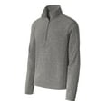 thumbnail image 5 of Port Authority Heather Microfleece 1/2 Zip Pullover-XS (Pearl Grey Heather), 5 of 6