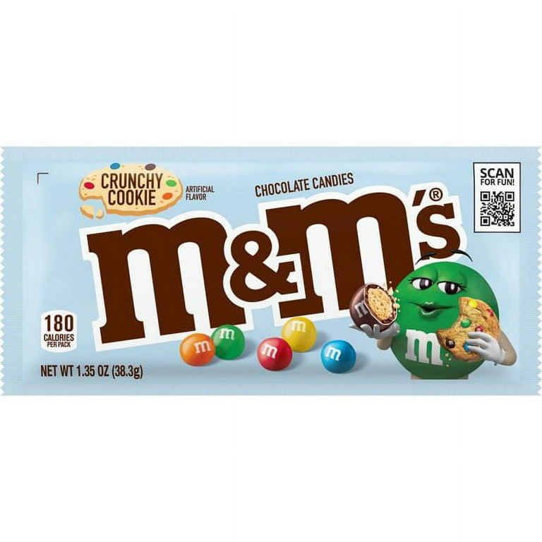 M&M's Crunchy Mint Chocolate Candy Sharing Size Bag, 8 Oz.