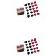 thumbnail image 2 of Sonducket 20 piezas pasador de pelo de plástico cómodo decorar pinzas para el pelo accesorio de Clip mujeres regalo fiesta de cumpleaños fecha rojo negro 3 2Conjunto, 2 of 6