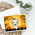 thumbnail image 2 of Halloween Yellow Labrador Greeting Cards and Envelopes Pack of 8, 2 of 2