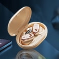 thumbnail image 5 of Ultra Open Earbuds, Immersive Audio Open Ear Earbuds, Clip on Earbuds for Comfort, Running Earbuds with OpenAudio for Awareness, Up to 48 Hours of Battery Life(Beige), 5 of 9