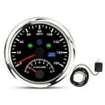 thumbnail image 2 of GPS Compteur de Vitesse avec Tachymètre 8000RPM Étanche 0-160MPH Rouge Rétroéclairage pour Bateau ATV, 2 of 8