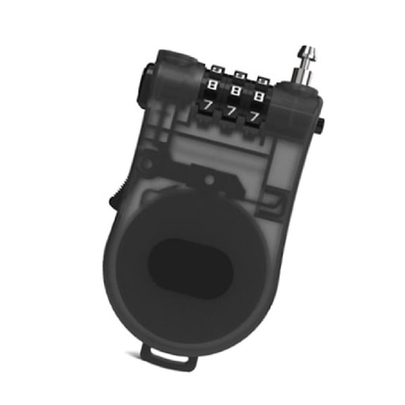 JZROCKER Motorcycle Helmets Lock, Combination Password Lock Cable Padlock Cable Lock