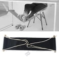 thumbnail image 6 of TISHITA Foot Heel Hammock Leg Rest to Relax Your Feet Comfortable Airplane Footrest Foot Rest for Office Home Trip under Desk at Work Black, 6 of 8
