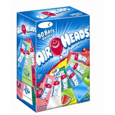 airheads assorted flavors chewy candy bars 90 ct walmart com
