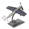 thumbnail image 2 of Avión solar con hélices giratorias de aleación de zinc y plástico, fácil de montar, para coche, mesa y oficina., 2 of 14