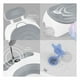 thumbnail image 5 of Bañera para Bebé con Termómetro Esquimal, Tina de Baño Plegable con Asiento Antideslizante Gris, 5 of 7