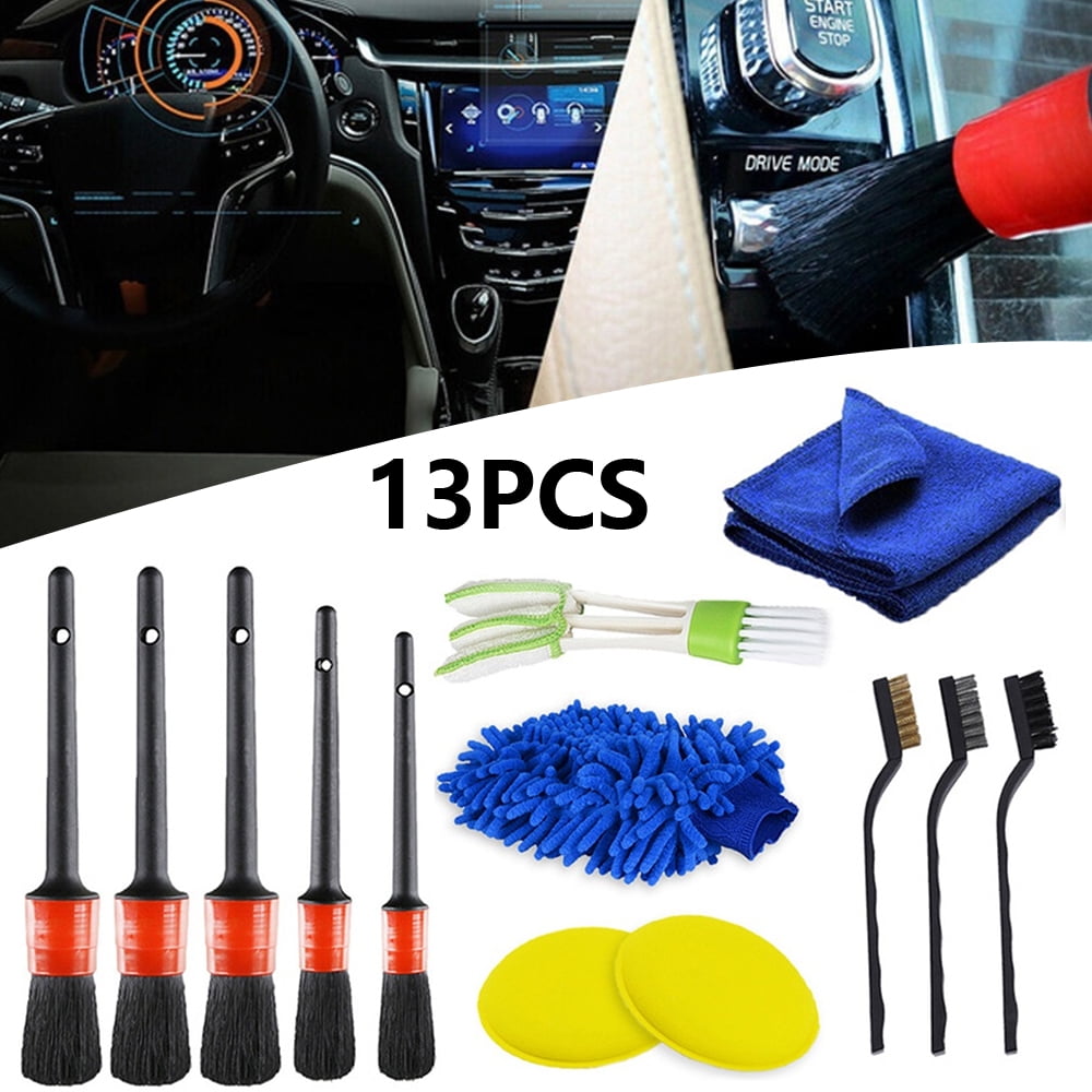 Willstar Car Cleaning Detailing Brush Set Dirt Dust Clean Brush Car